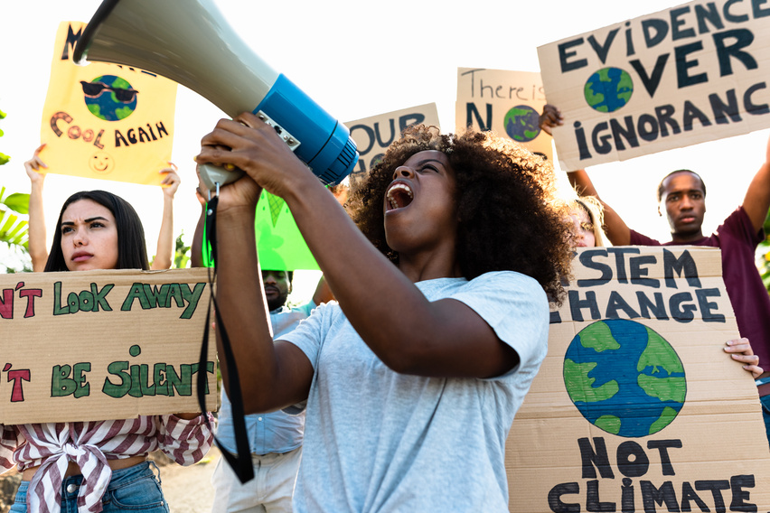 Activists Protesting for Climate Change